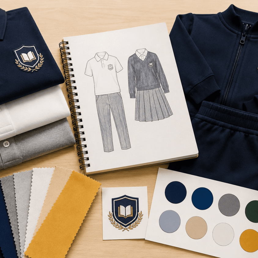 colori e design divise scolastiche
